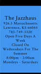 Mobile Screenshot of jazzhaus.com