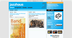 Desktop Screenshot of jazzhaus.de