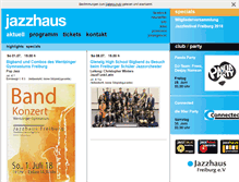 Tablet Screenshot of jazzhaus.de